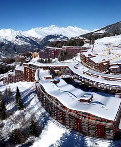 Alpissime - Vue sur la station de ski des Arcs