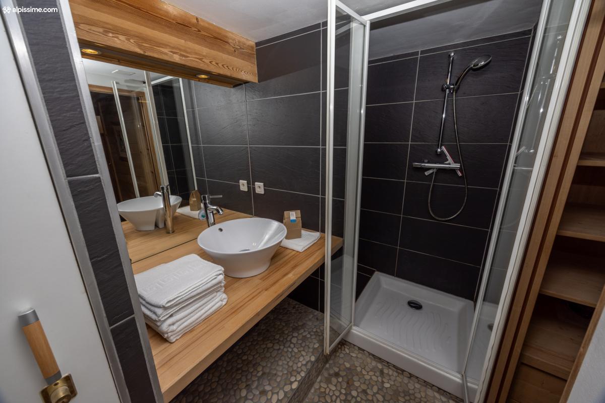 Bathroom shower and WC